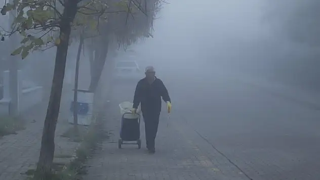 Yoğun sis 30 metreye düştü