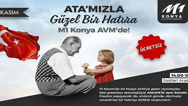 M1 Konya AVM'de dijital hatıra etkinliği