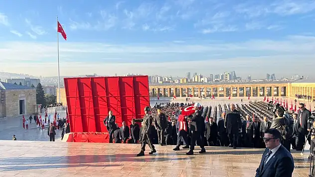 Anıtkabir'de 10 Kasım töreni