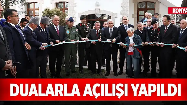 Konya'da yenilenen Şehit Aileleri Derneği binasının açılışı yapıldı