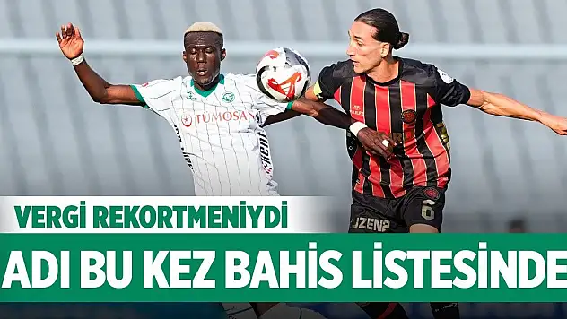 Konyaspor'un vergi rekortmeni Ndao'nun adı bu kez bahis listesinde
