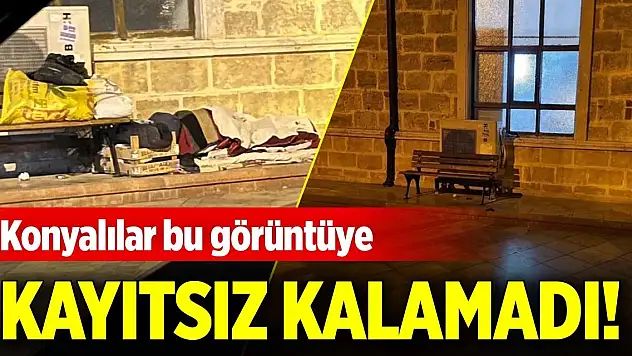 Konyalılar bu görüntüye kayıtsız kalamadı!