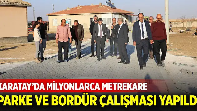 Başkan Kılca parke ve bordür çalışmalarını inceledi