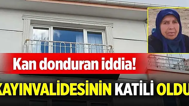 Kan donduran iddia! Kayınvalidesinin katili oldu