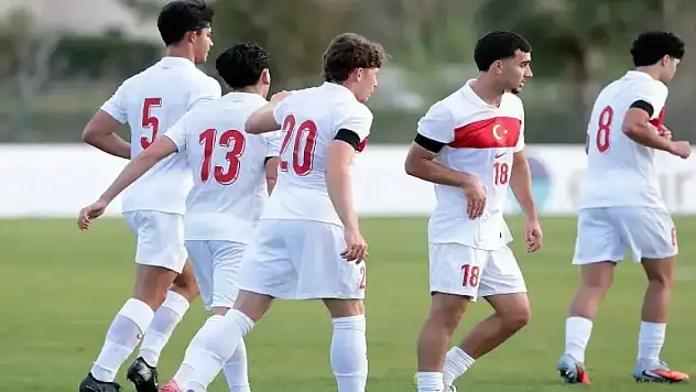 U19 Milli Futbol Takımı, Lihtenştayn'ı farklı mağlup etti