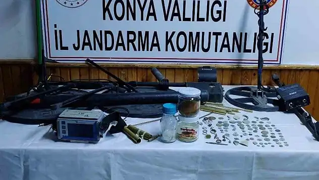 Konya'da tarihi eser operasyonu!