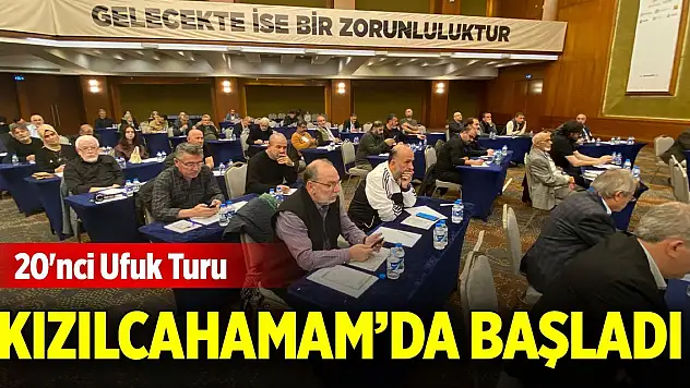 20'nci Ufuk Turu Kızılcahamam'da başladı