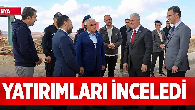 Konya Valisi Akın ilçedeki yatırımları inceledi