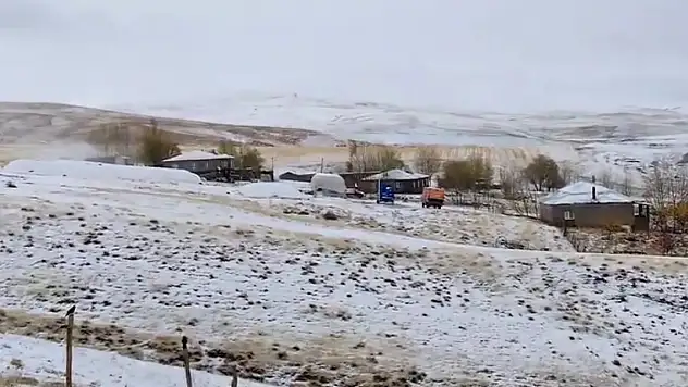 Köyler beyaza büründü