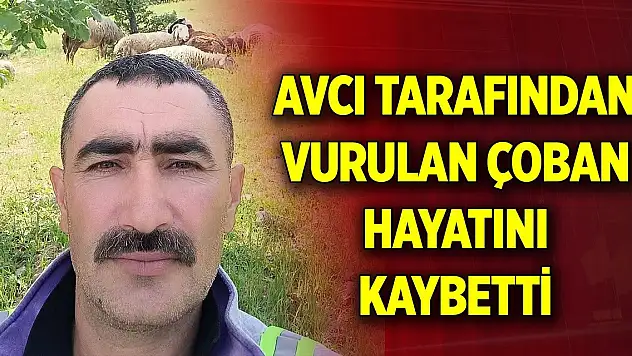 Avcı tarafından vurulan çoban hayatını kaybetti