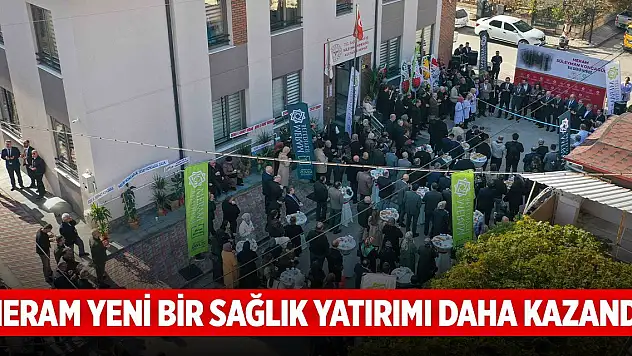 Meram yeni bir sağlık yatırımı daha kazandı! 13 bin kişiye hizmet verecek