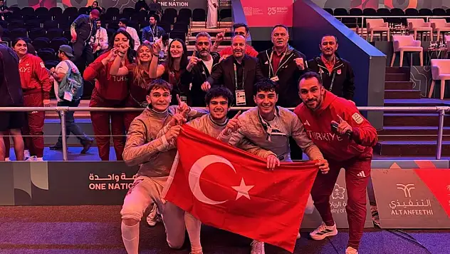 Türkiye, eskrim branşında 1'i altın, 3 madalya kazandı