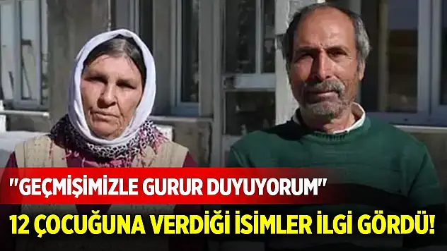 12 çocuğuna verdiği isimler ilgi gördü! 'Geçmişimizle gurur duyuyorum'