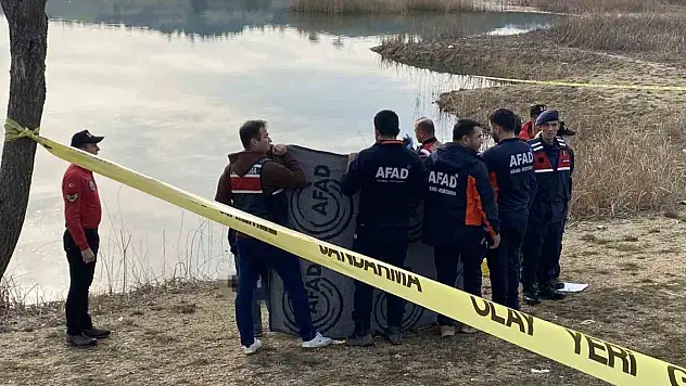 Gölete giren şahsın cansız bedeni bulundu