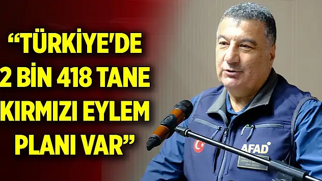 'Türkiye'de 2 bin 418 tane kırmızı eylem planı var, bunlar bir an önce çözülmeli'