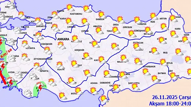 Yurtta hava durumu... Yağış beklenen yerler açıklandı