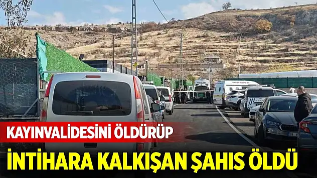 Kayınvalidesini öldürüp intihara kalkışan şahıs öldü