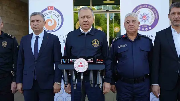 İçişleri Bakanı Ali Yerlikaya: 'Uyuşturucuya savaş açtık'