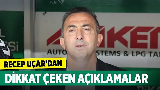 Konyaspor'un eski teknik adamı Recep Uçar'dan dikkat çeken açıklamalar