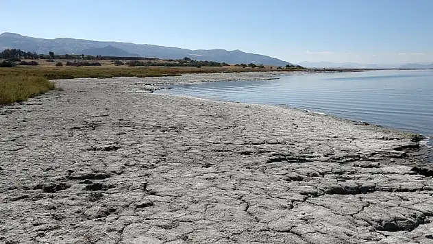 Burdur Gölü 55 yılda 21,3 metre çekildi