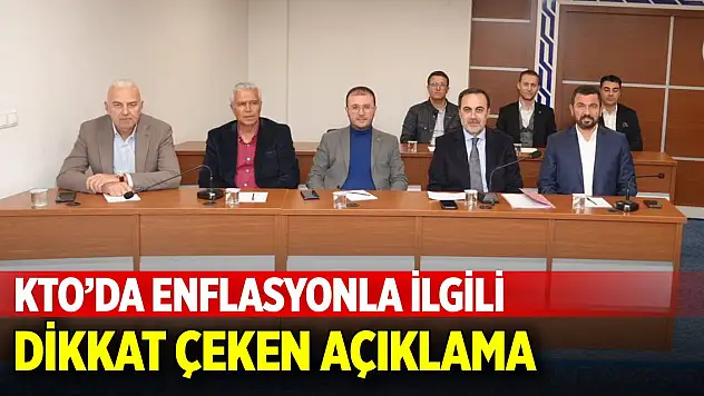 KTO'dan kararlılık çağrısı!