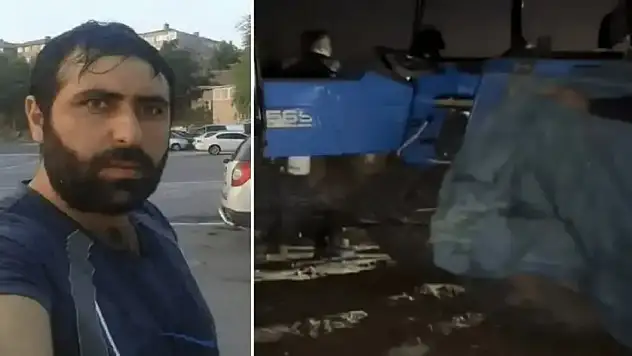 Traktör ile kültivatörün arasında sıkışan çiftçi, öldü