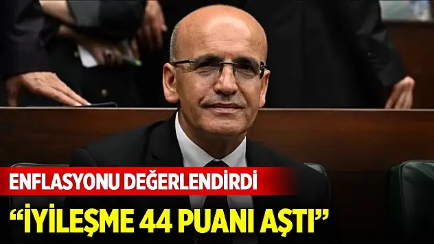 Bakan Şimşek, enflasyon rakamlarını değerlendirdi: İyileşme 44 puanı aştı