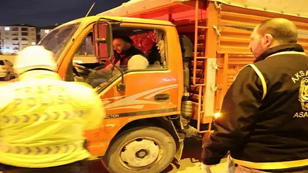 Ehliyetsiz sürücü çekme belgeli kamyonetle yakalandı: 46 bin 621 lira ceza