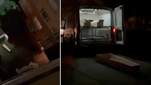 Elleri koli bandıyla bağlanmış, ipe asılı ceset bulundu