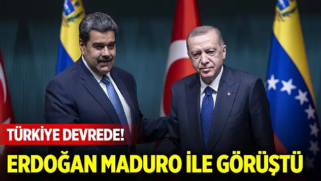 Türkiye devrede! Cumhurbaşkanı Erdoğan Maduro ile görüştü