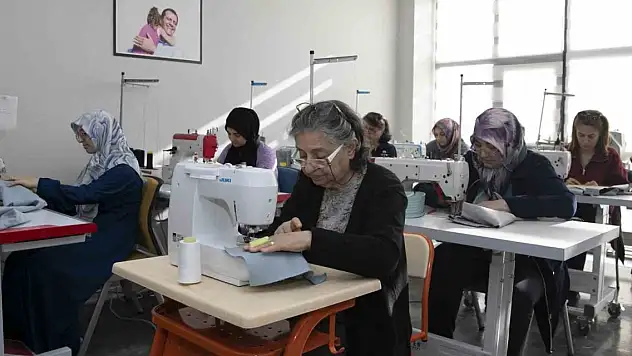 Giyim üretim kurslarına büyük ilgi
