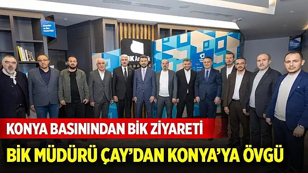Konya basınından BİK Genel Merkezinde ziyaretler