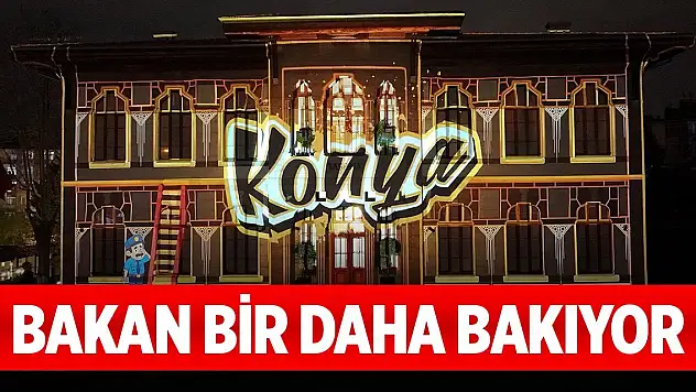Konya'da Taş Bina'ya bakan bir daha bakıyor