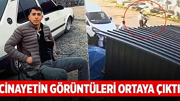 19 yaşındaki gencin öldüğü cinayetin güvenlik kamerası görüntüleri ortaya çıktı
