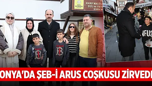 Konya'da Şeb-i Arus coşkusu zirvede!