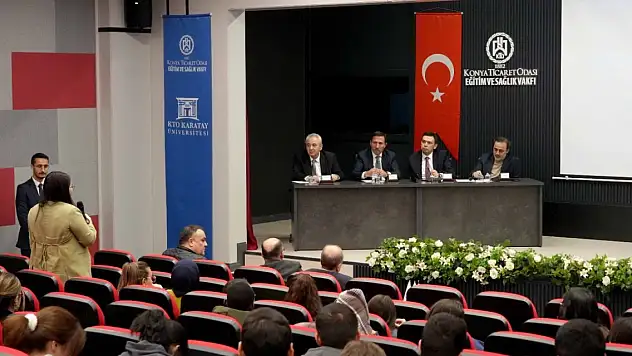 KTO Karatay Üniversitesinde gençlere ilham veren buluşma