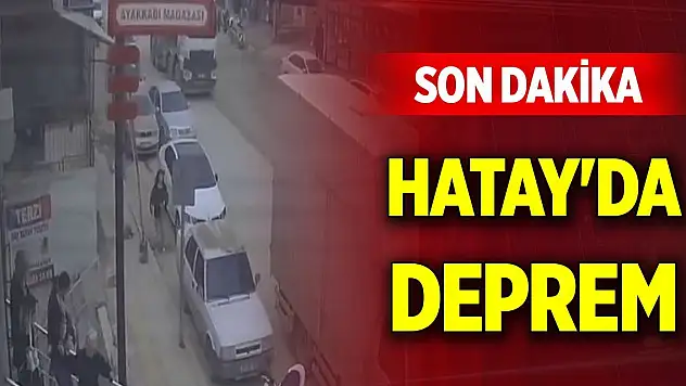 Son Dakika! Hatay'da 4,2 büyüklüğünde deprem