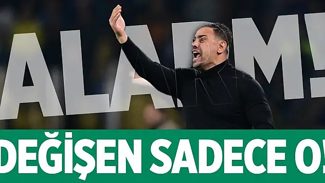 Konyaspor alarm veriyor: Değişen sadece teknik direktör oldu!