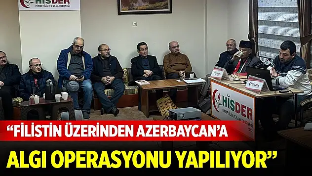 Senan Kazımoğlu: Filistin üzerinden Azerbaycan'a yönelik algı operasyonu yapılıyor