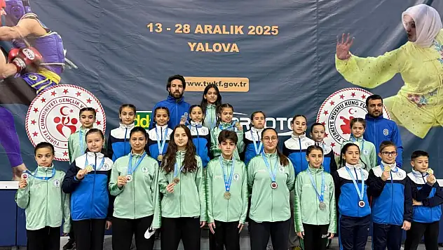 Selçuklu Belediyespor, Wushu Kung-Fu Türkiye Şampiyonasına damga vurdu!