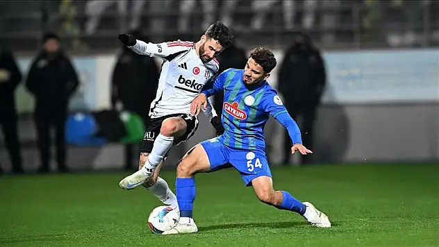 Beşiktaş ile Çaykur Rizespor 47. randevuda