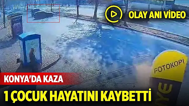 Konya merkezde makas atan otomobil ağaca çarpıp takla attı, 1 çocuk hayatını kaybetti