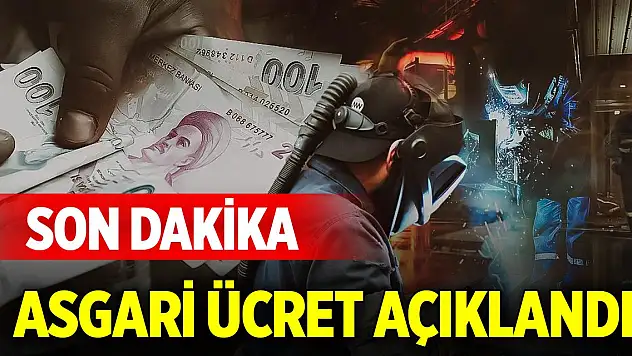Son Dakika! Yeni asgari ücret açıklandı