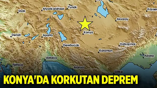 Konya'da korkutan deprem! Başkan Altay'dan ilk açıklama