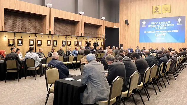 Karatay'ın 63 muhtarı aynı masada!