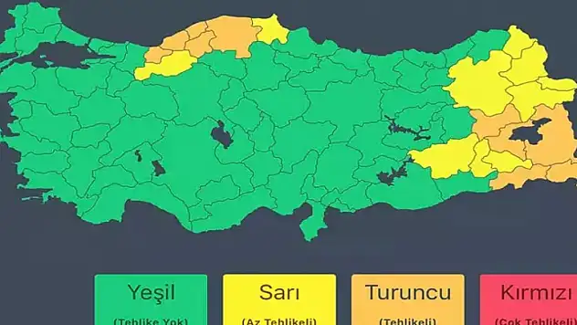 İçişleri Bakanlığı'ndan kuvvetli kar yağışı uyarısı