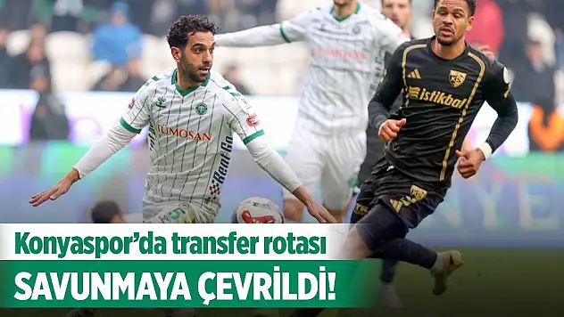 Konyaspor'da transfer rotası savunmaya çevrildi!