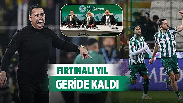 Konyaspor'da fırtınalı yıl geride kaldı: Mücadele ve değişim