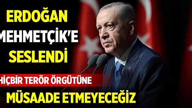 Erdoğan Mehmetçik'e seslendi: Hiçbir terör örgütüne müsaade etmeyeceğiz