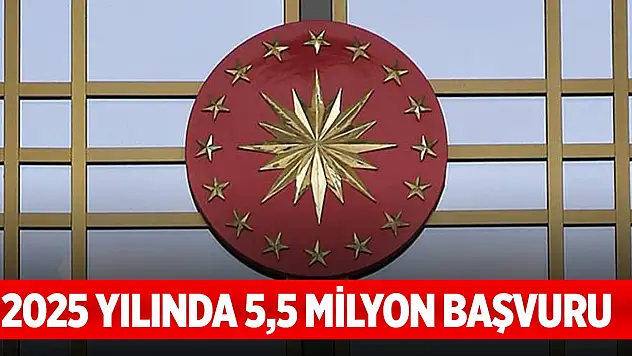 CİMER'e 2025 yılında 5,5 milyon başvuru